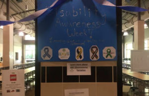 Disability Awareness Week at Brittney Caracciolo's Middle School